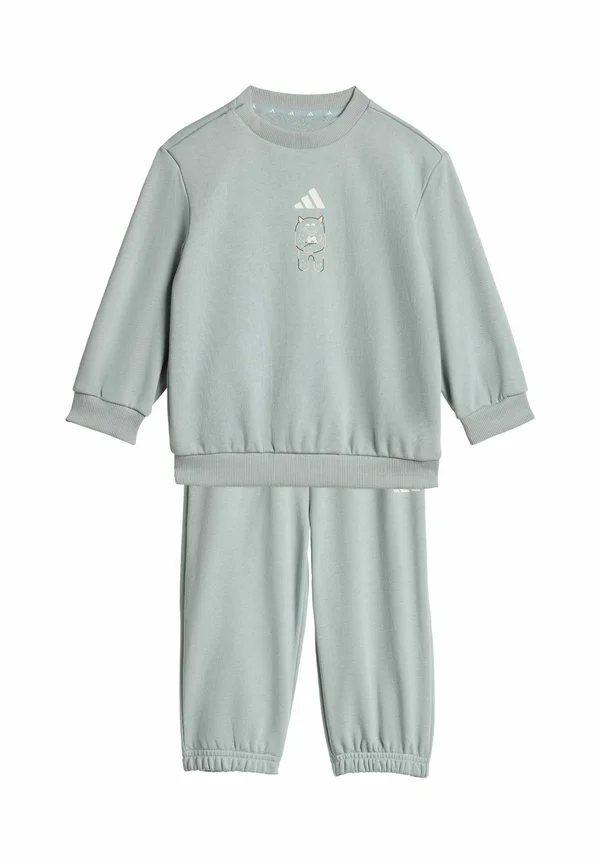 SET - Trainingsanzug - sage/white