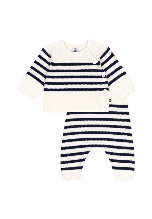 SET UNISEX - Stoffhose - marshmallow