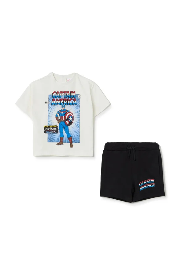 SET WITH CAPTAIN AMERICA - Jogginghose - white black