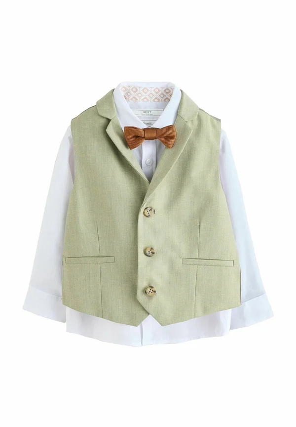 SET WITH STANDARD - Weste - sage green