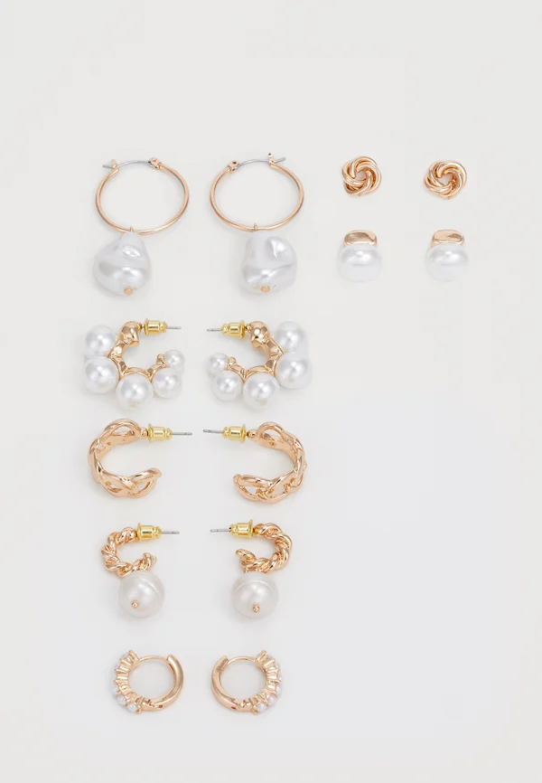 SEVENLOOKS 7 PACK - Ohrringe - ice-coloured