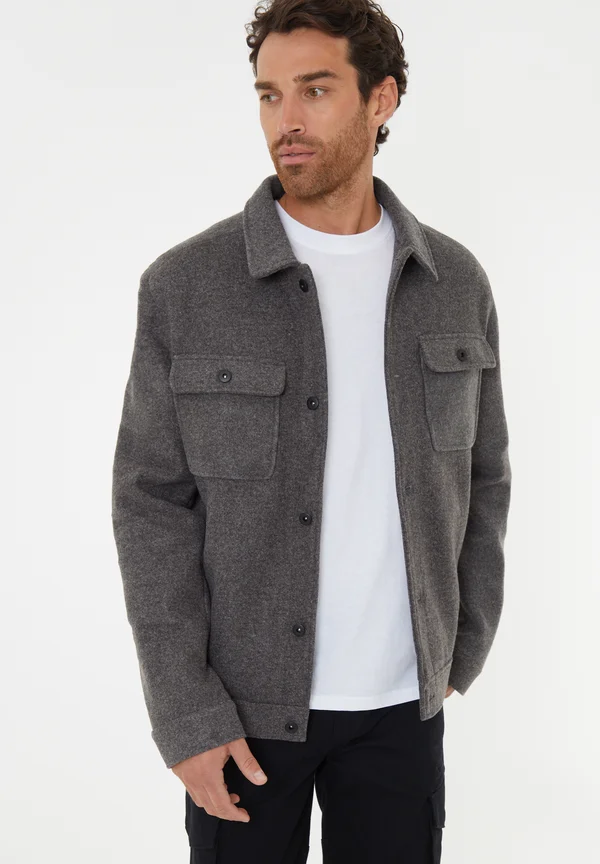 SHACKET CRUNCH - Leichte Jacke - charcoal marl