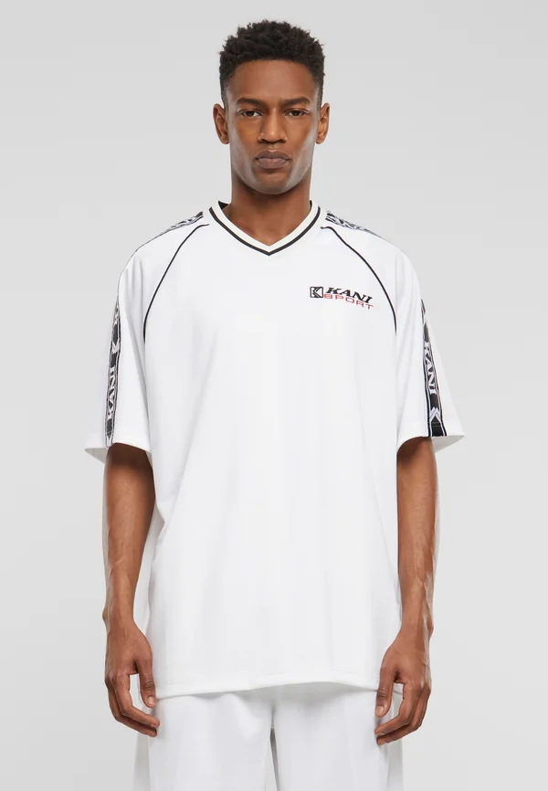 SHADOW STRIPE - T-Shirt print - white