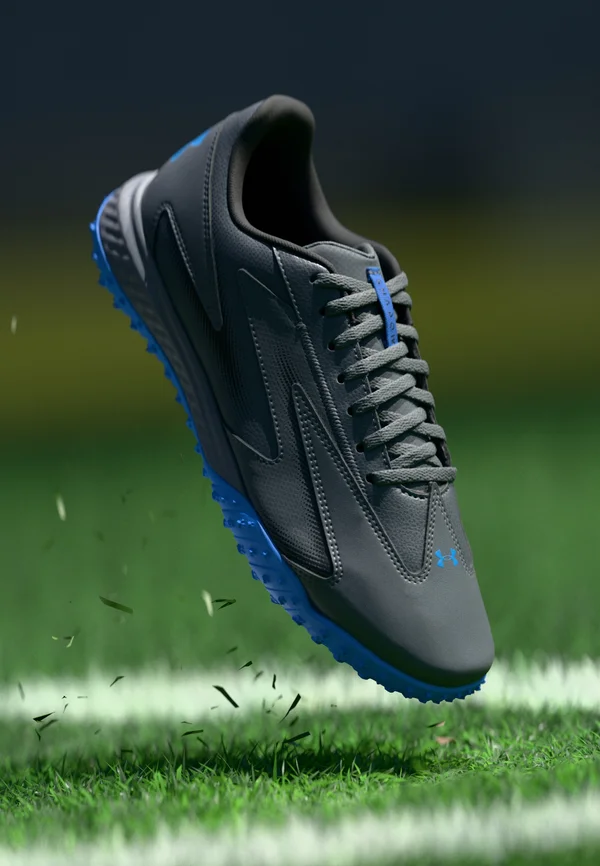 SHADOW TURF 3 - Fußballschuhe für festen Untergrund - castlerock/black/blue atlantis