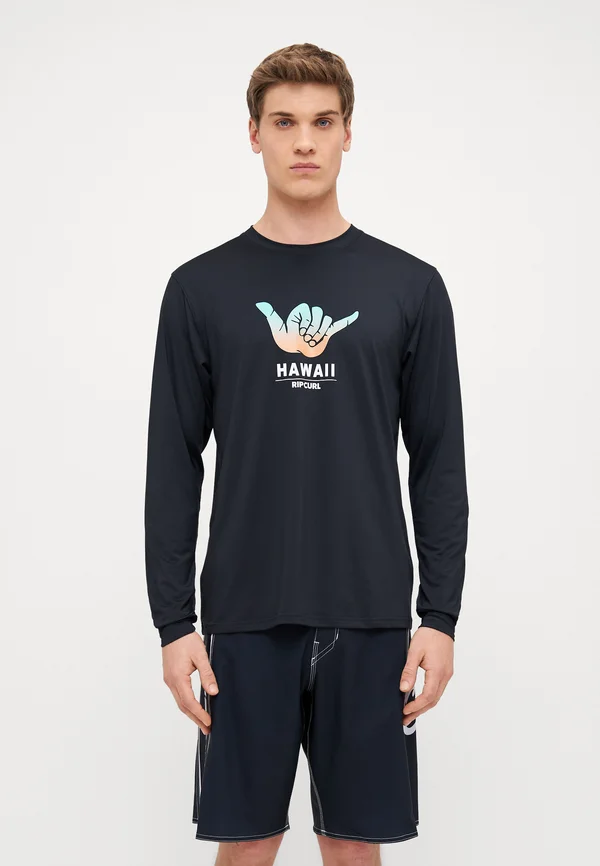 SHAKA UPF - Surfshirt - black