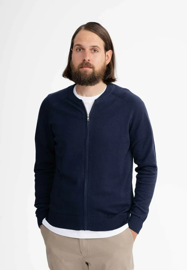 SHAMIAL - Strickjacke - navy