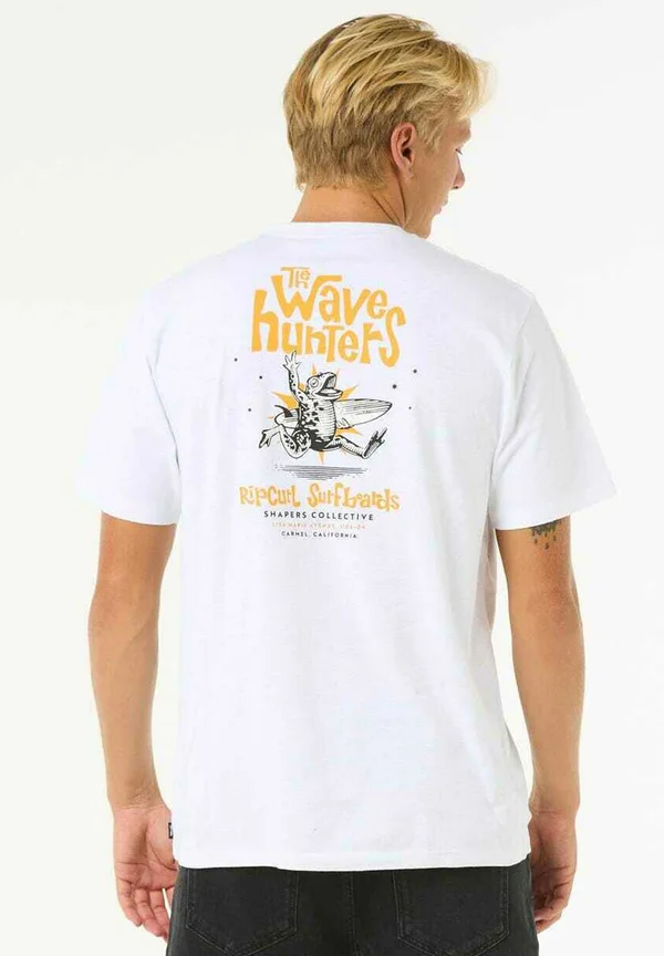 SHAPER ADDRESS TEE             - T-Shirt print - white