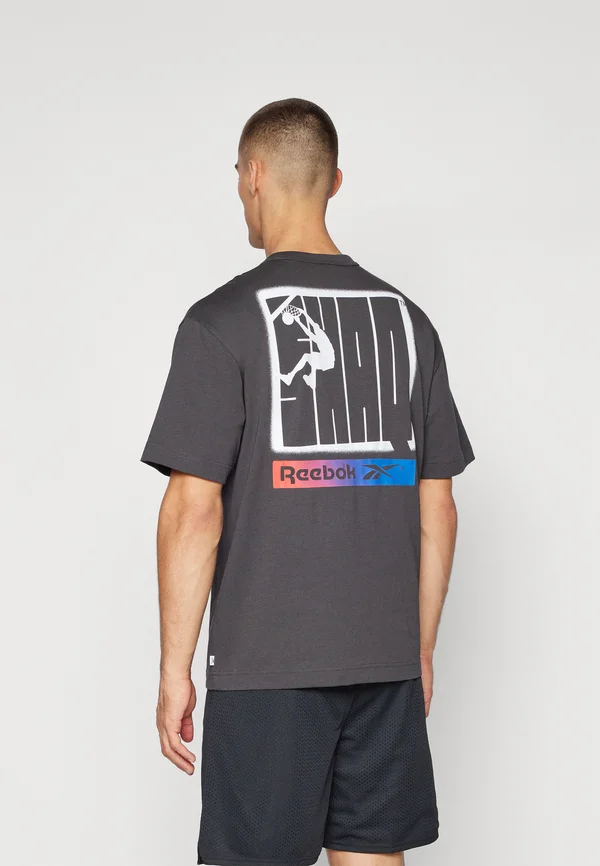 SHAQ SILO LOGO TEE - T-Shirt print - washed black