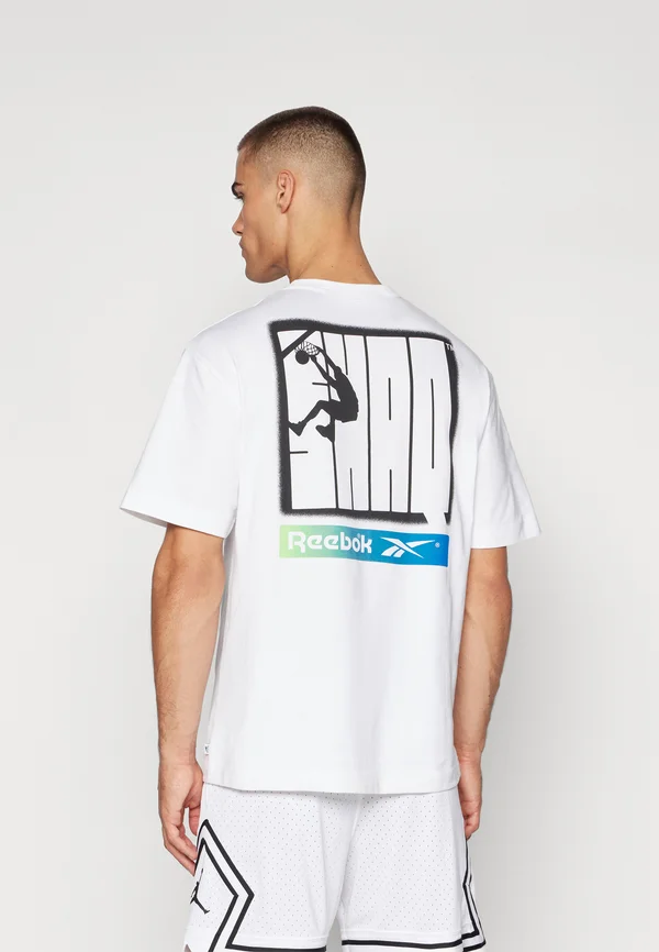 SHAQ SILO LOGO TEE - T-Shirt print - white
