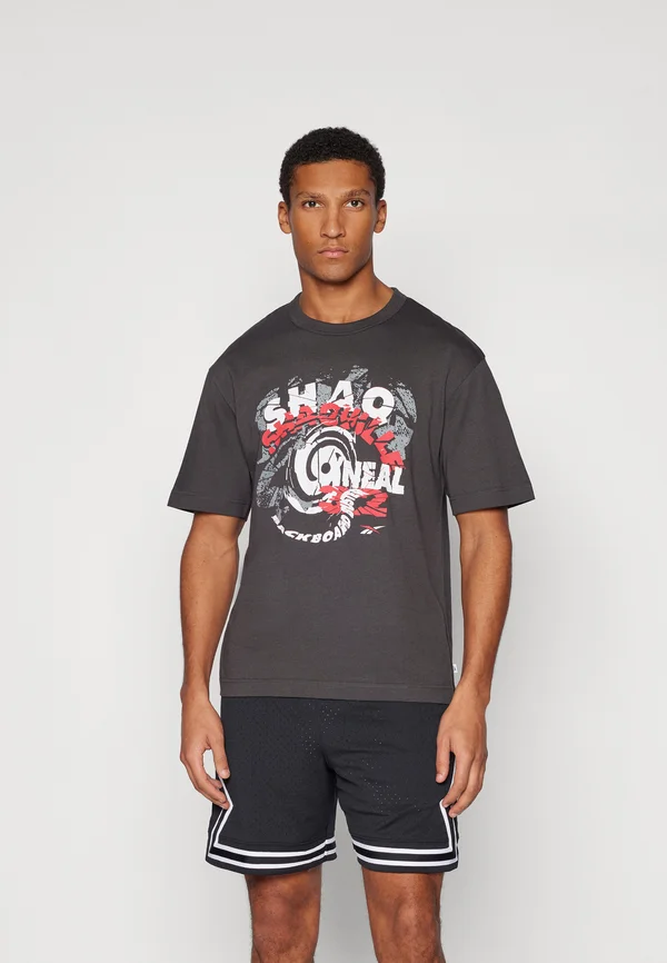 SHAQ SPIRAL TEE - T-Shirt print - washed black