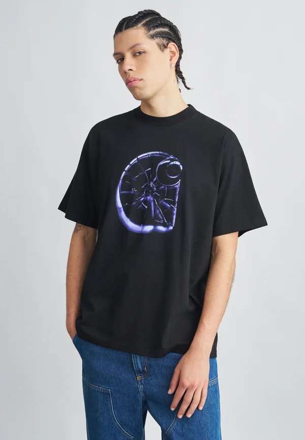 SHATTERED - T-Shirt print - black