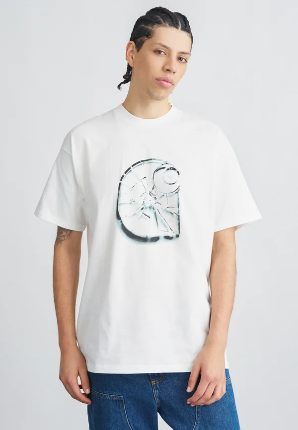 SHATTERED - T-Shirt print - white