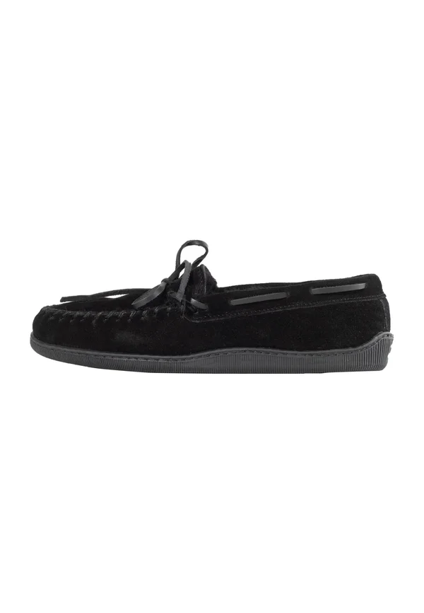 SHEEPSKIN HARDSOLE MOC - Hausschuh - black