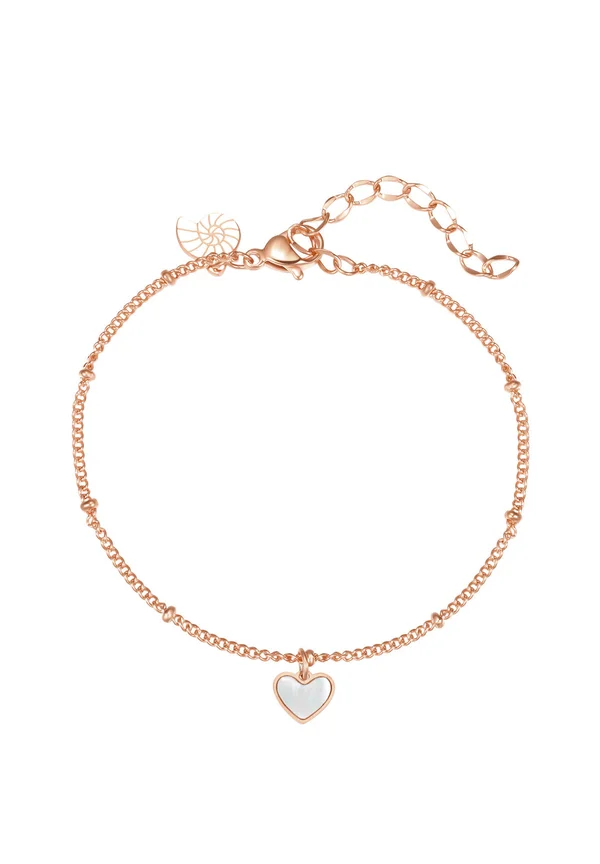 SHELL HEART - Armband - rose gold-coloured