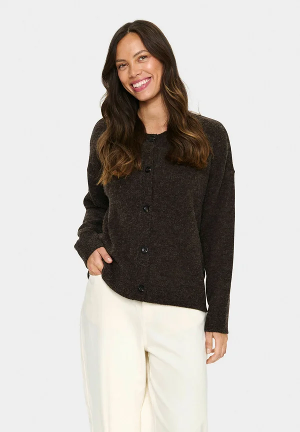 SHELLYSZ - Strickjacke - mulch