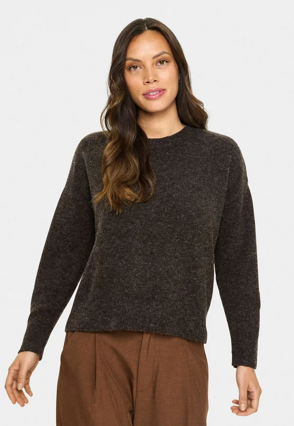 SHELLYSZ - Strickpullover - mulch