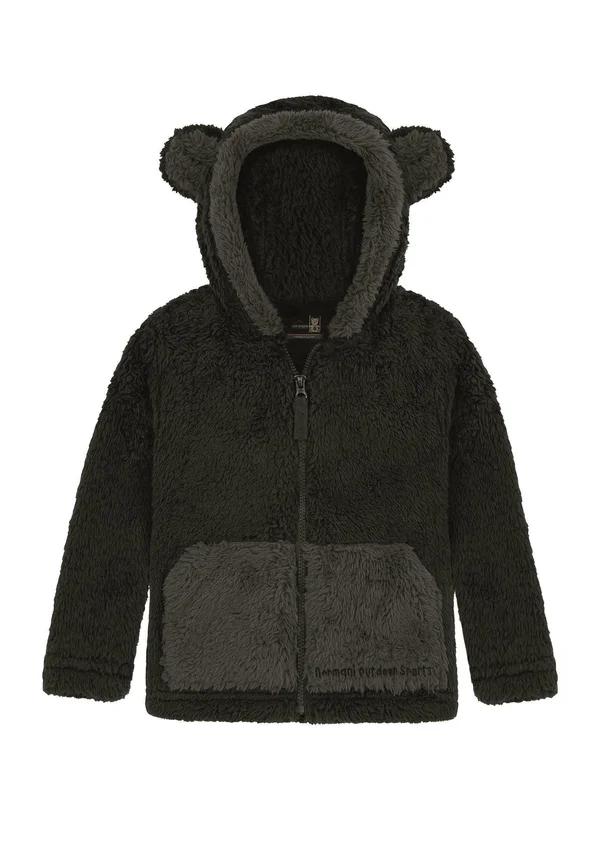 SHERPAFLEECE TEDDYJACKE BRAVAS - Fleecejacke - schwarz