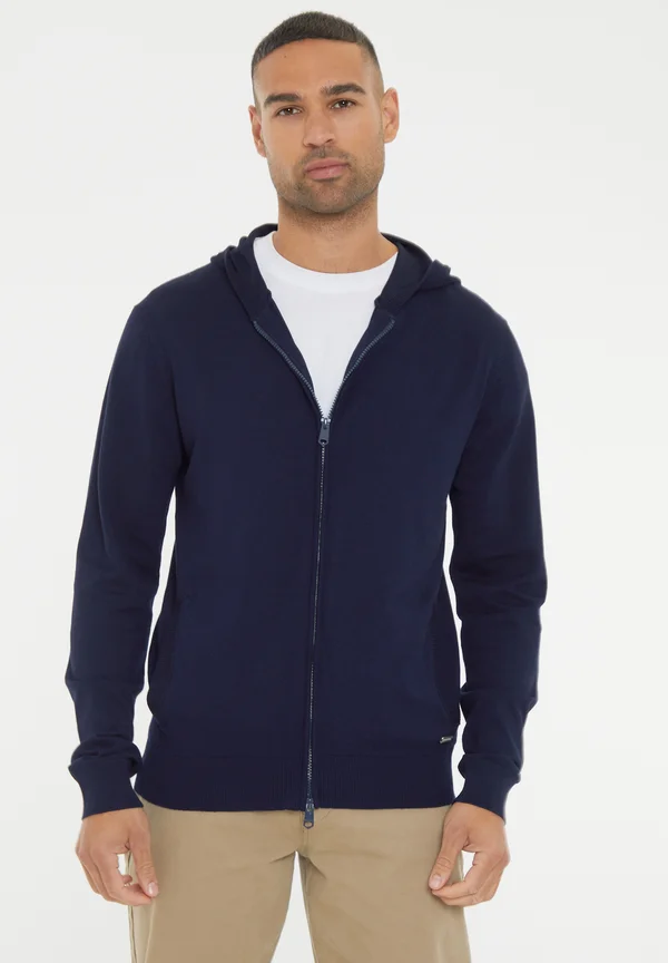 SHERWATER - Strickjacke - navy