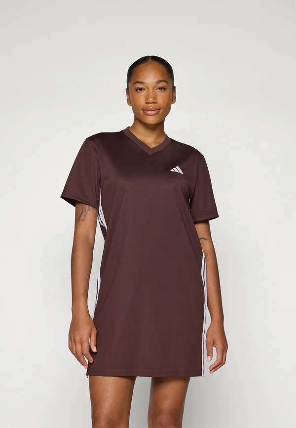 SHIFT - Jerseykleid - shadow brown