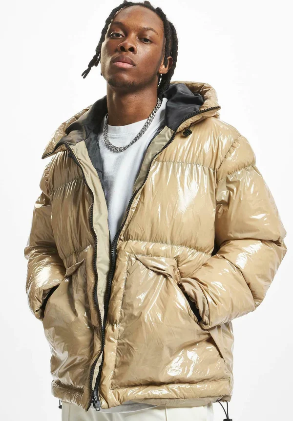 SHINY PUFFER - Winterjacke - beige