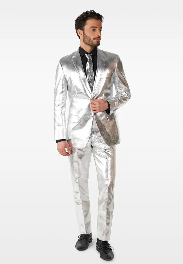 SHINY SILVER - Anzug - silver-coloured
