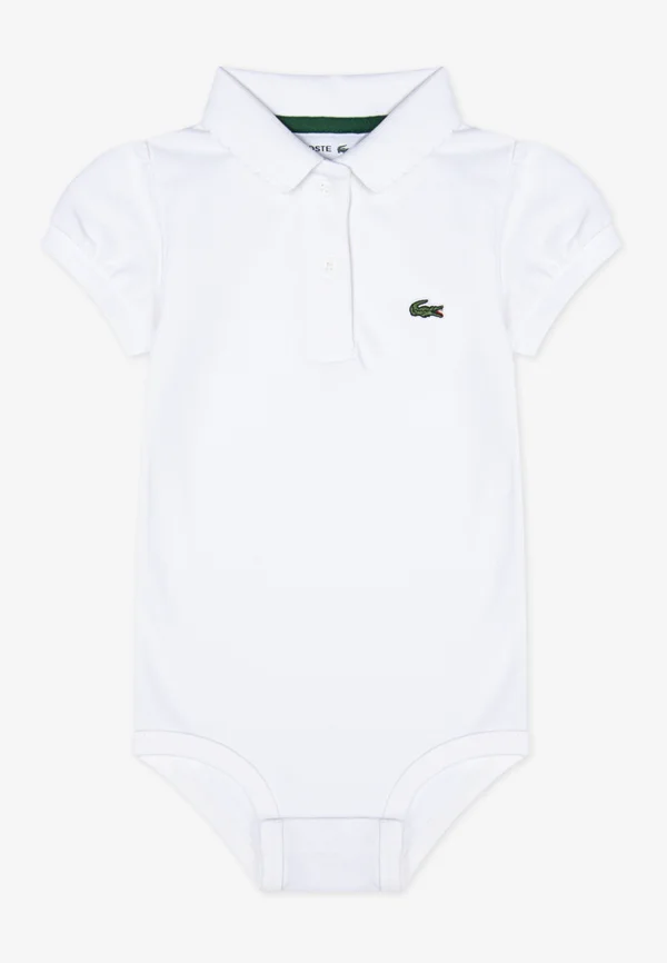 SHIRRED SLEEVE - Poloshirt - blanc