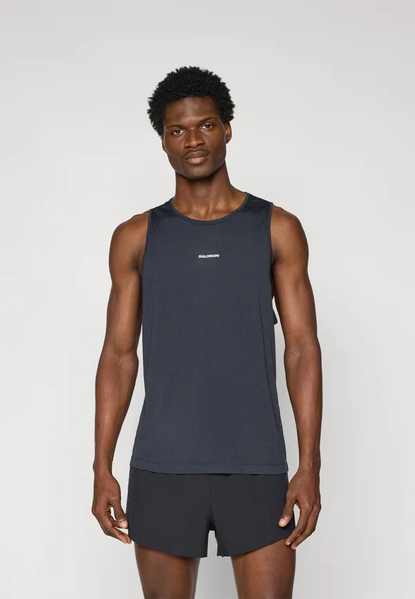 SHKOUT CORE TANK - Top - deep black