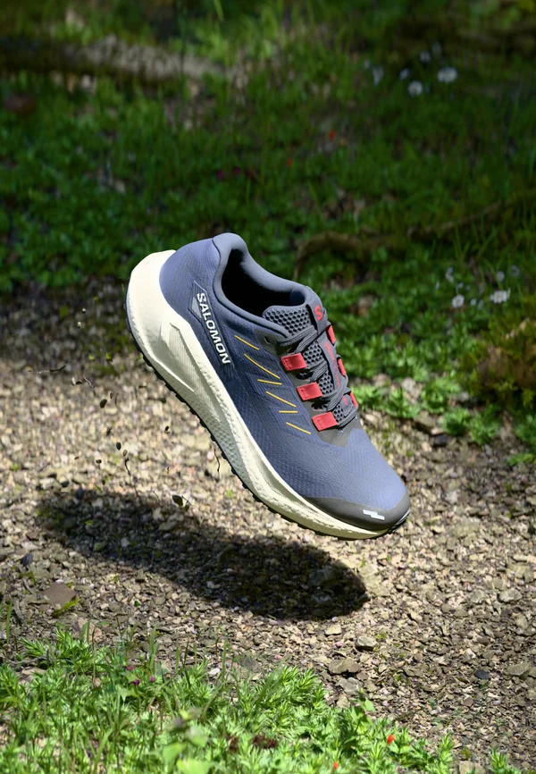 SHOES AERO BLAZE 3 GRVL - Laufschuh Trail - astral aura/maritime blue/haute red