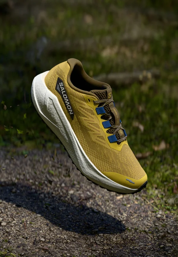 SHOES AERO BLAZE 3 GRVL - Laufschuh Trail - spicy mustard/vanilla ice/nautical blue