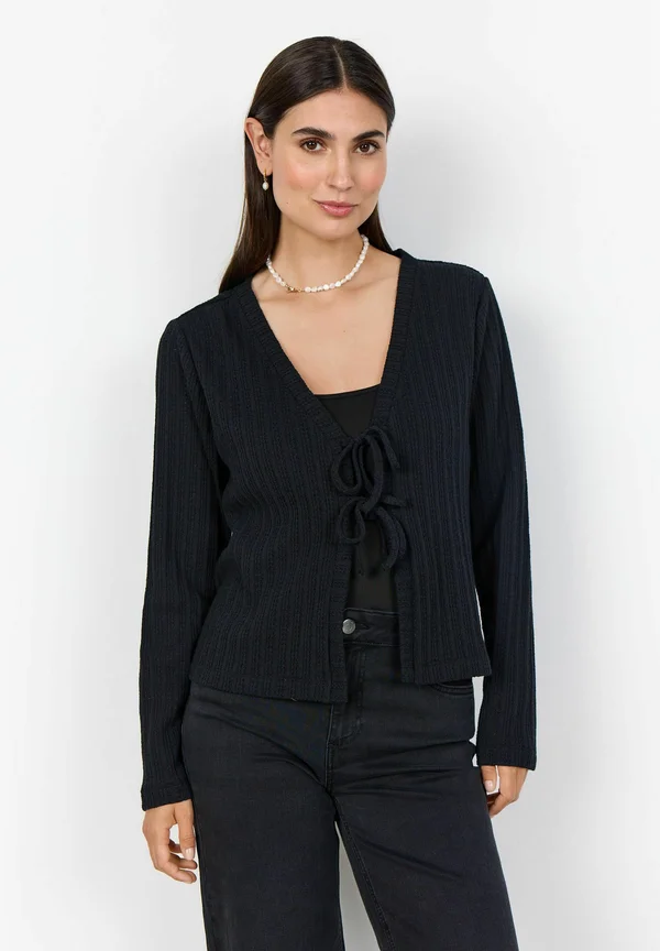 SHONAS  - Strickjacke - black