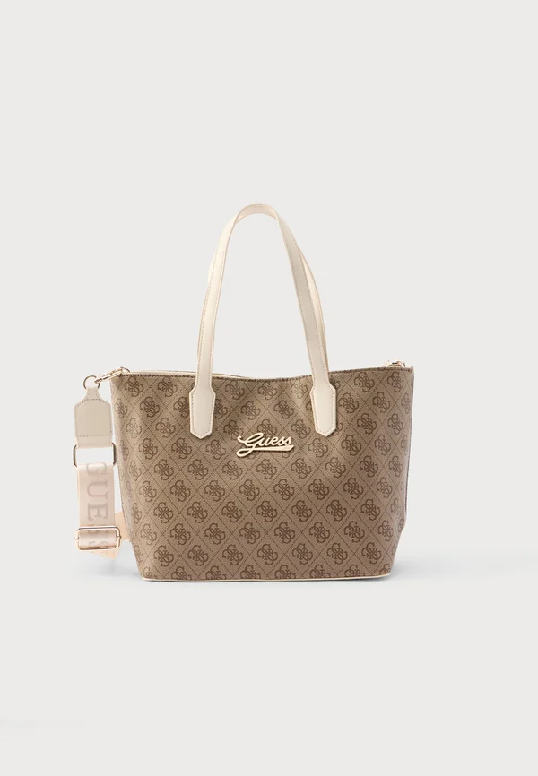 SHOPPING BAG UNISEX - Handtasche - beige/blanco