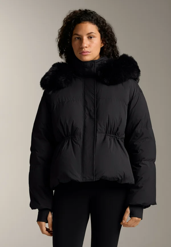 SHORT 100% DOWN PADDED - Daunenjacke - black