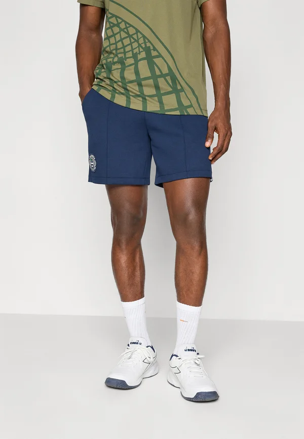 SHORT HERITAGE - Kurze Sporthose - navy blue/white