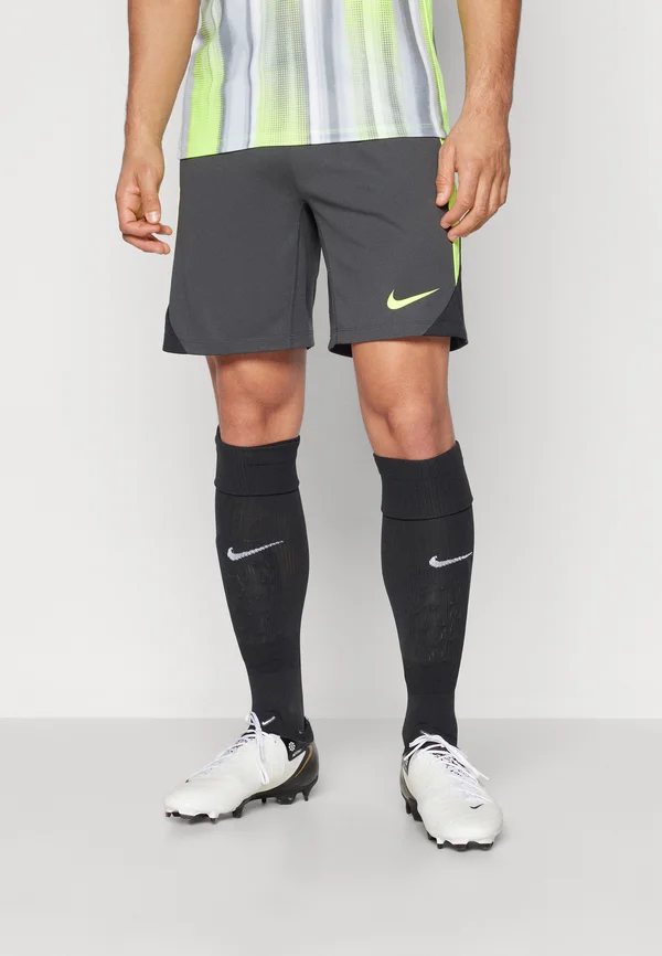 SHORT - Kurze Sporthose - anthracite volt/black volt