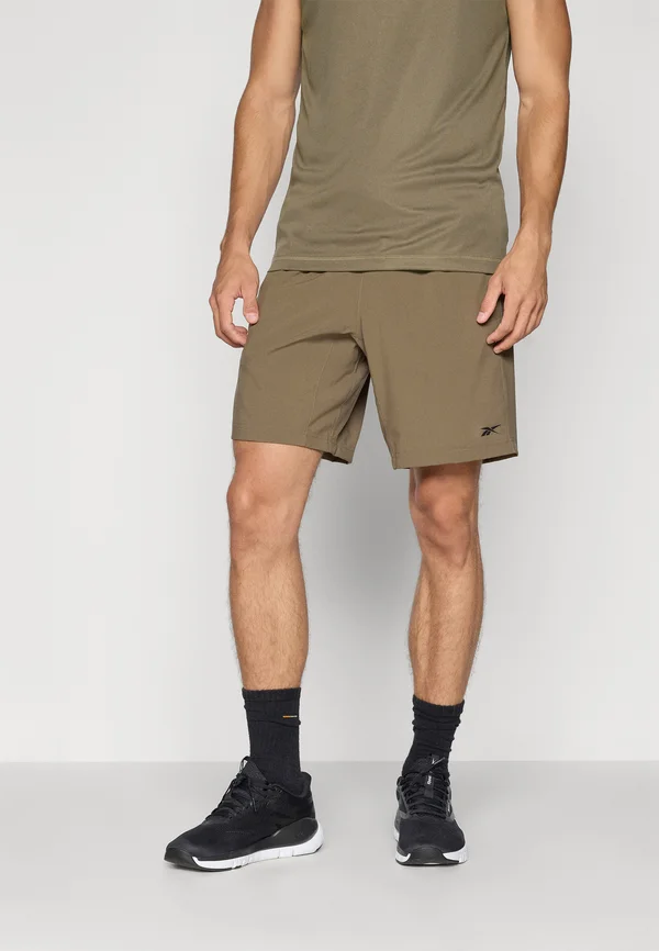 SHORT - Kurze Sporthose - army green