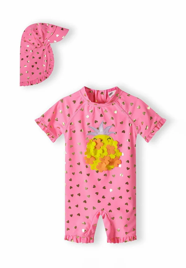 SHORT SLEEVE ALL-IN ONE AND SET - Badeanzug - pink