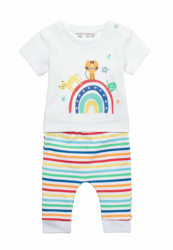 SHORT SLEEVE AND LEGGING SET - Tights - white