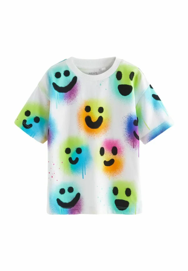 SHORT SLEEVE GRAFFIC - REGULAR FIT - T-Shirt print - multi faces
