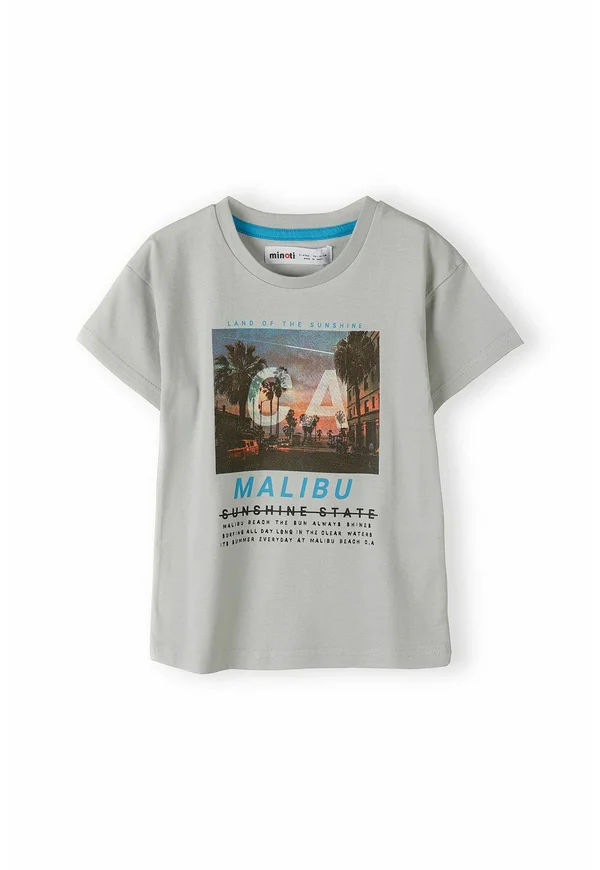 SHORT SLEEVE WITH PRINT - T-Shirt basic - light grey