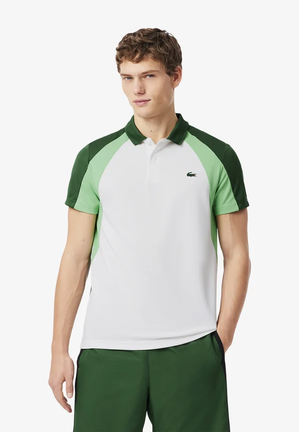SHORT SLEEVES  - Poloshirt - blanc vert exi