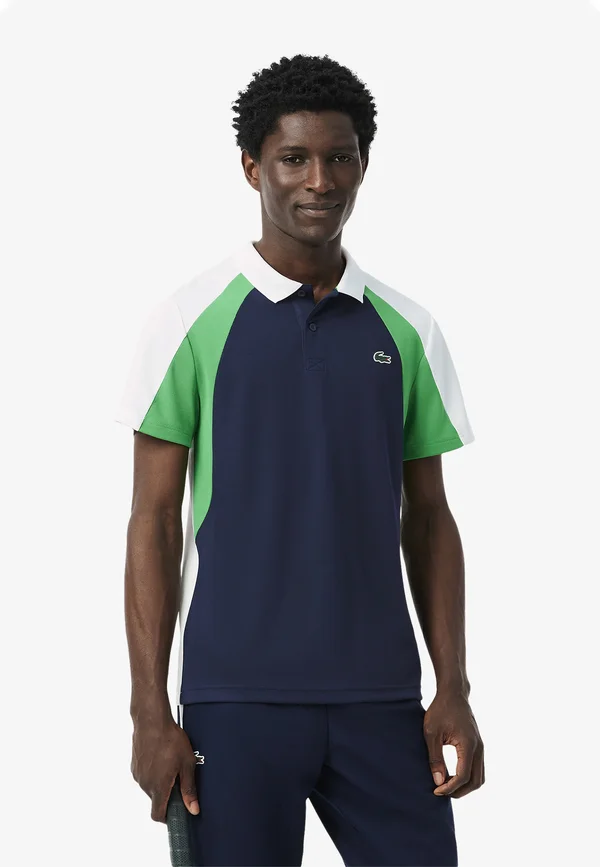 SHORT SLEEVES  - Poloshirt - bleu marine vert blanc h i