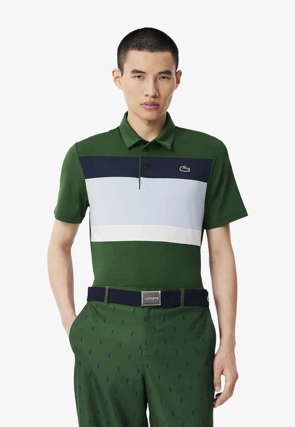 SHORT SLEEVES  - Poloshirt - vert   bleu clair   bleu marine dji