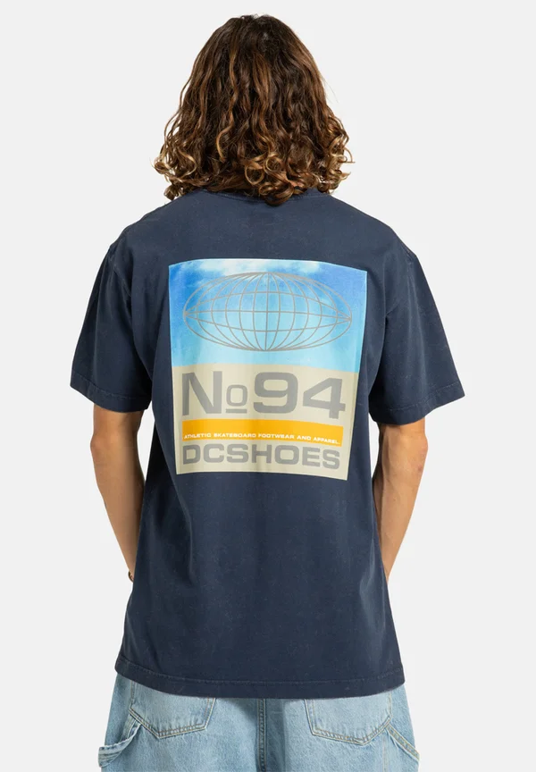 SHORT SLEEVES   - T-Shirt print - btkw dress blues rain wash