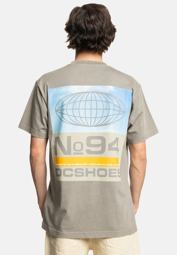 SHORT SLEEVES   - T-Shirt print - smaw moon mist rain wash