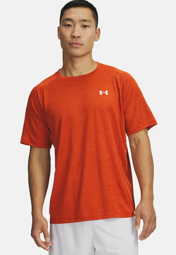 SHORT-SLEEVES UA TECH TEXTURED SS - T-Shirt basic - orange base