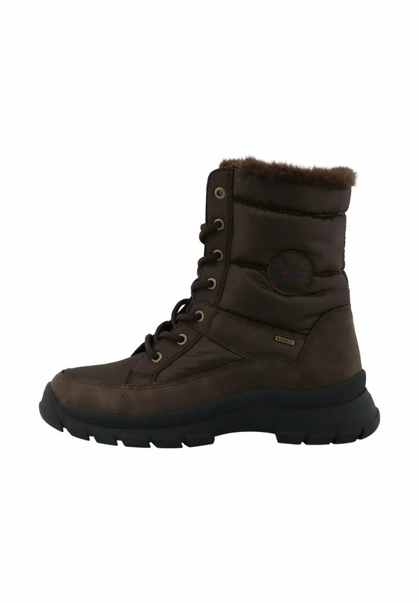 SHORT - Snowboot/Winterstiefel - mokka