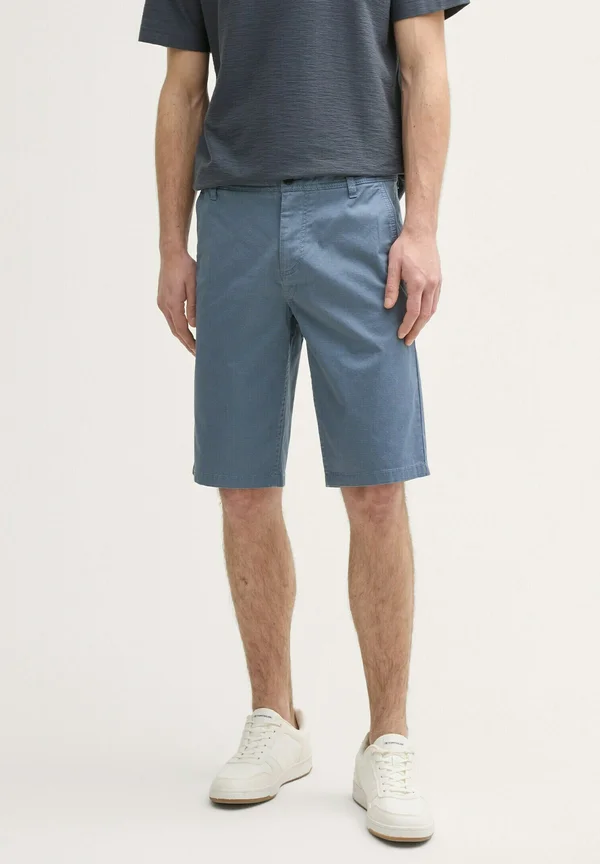Shorts - blue triangle print