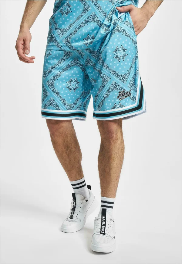 Shorts - cyanblue black white