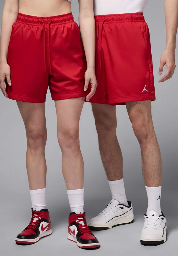 Shorts - gym red white