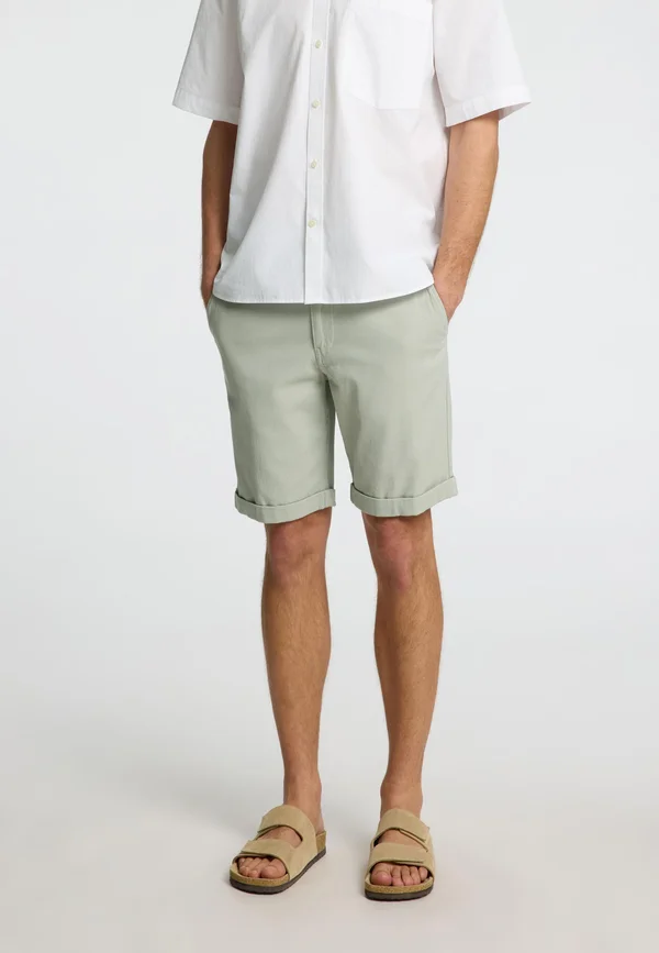 Shorts - iceberg green detailw oatmeal